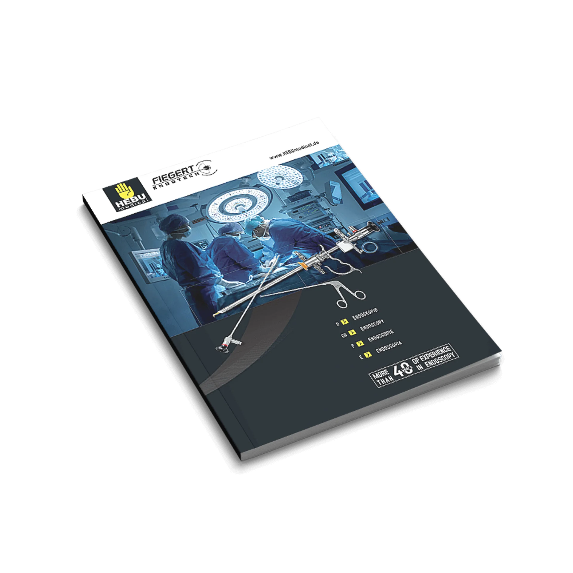 Endoskopie Katalog von HEBUmedical mit Instrumentenübersicht